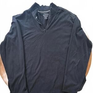 Kenneth Cole Men's Black Zip-Up Sweater